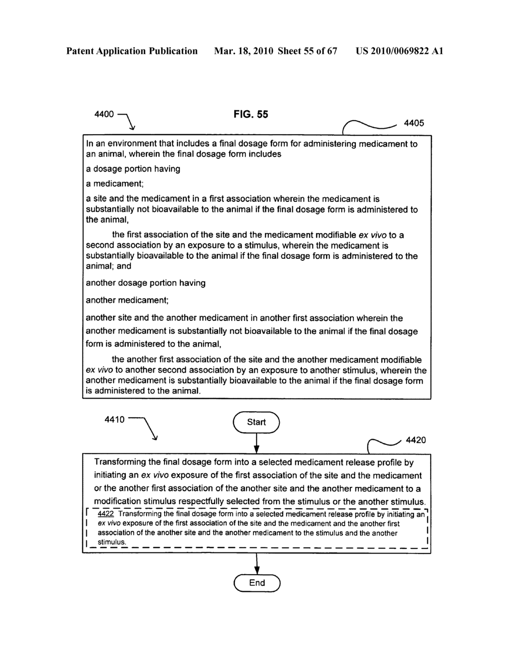 System for ex vivo modification of medicament release state - diagram, schematic, and image 56