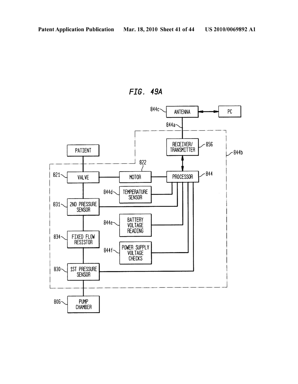 VARIABLE FLOW INFUSION PUMP SYSTEM - diagram, schematic, and image 42