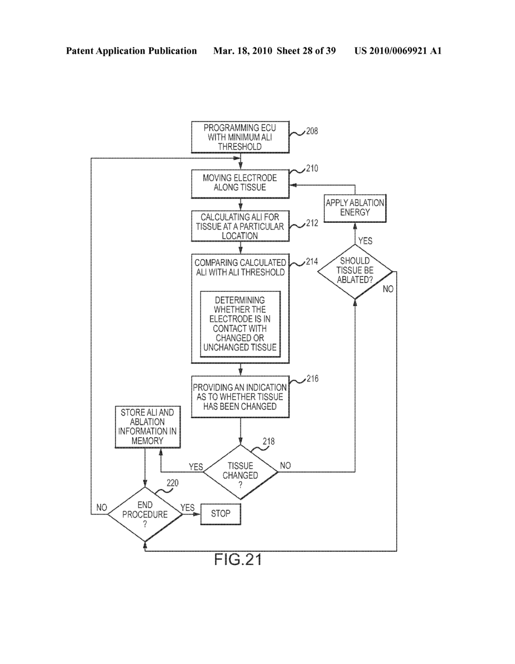 SYSTEM AND METHOD FOR ASSESSING LESIONS IN TISSUE - diagram, schematic, and image 29