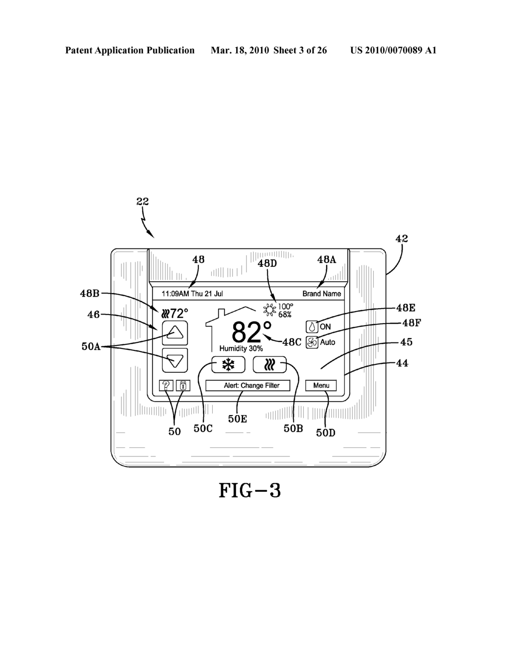 HVAC CONTROLLER USER INTERFACES - diagram, schematic, and image 04