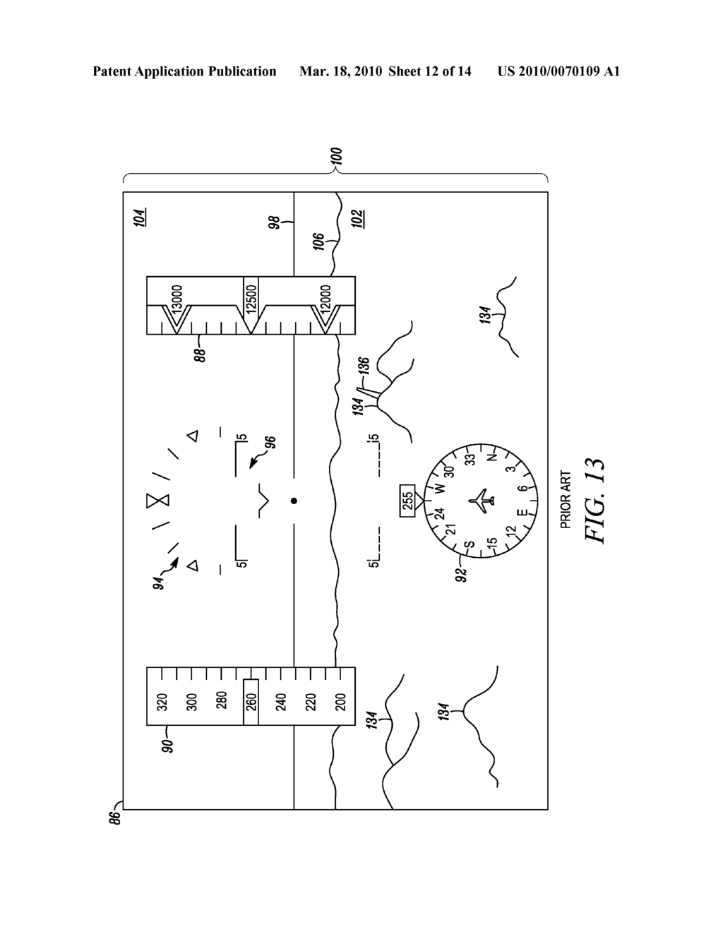 SYSTEM AND METHOD FOR DISPLAYING A DIGITAL TERRAIN - diagram, schematic, and image 13