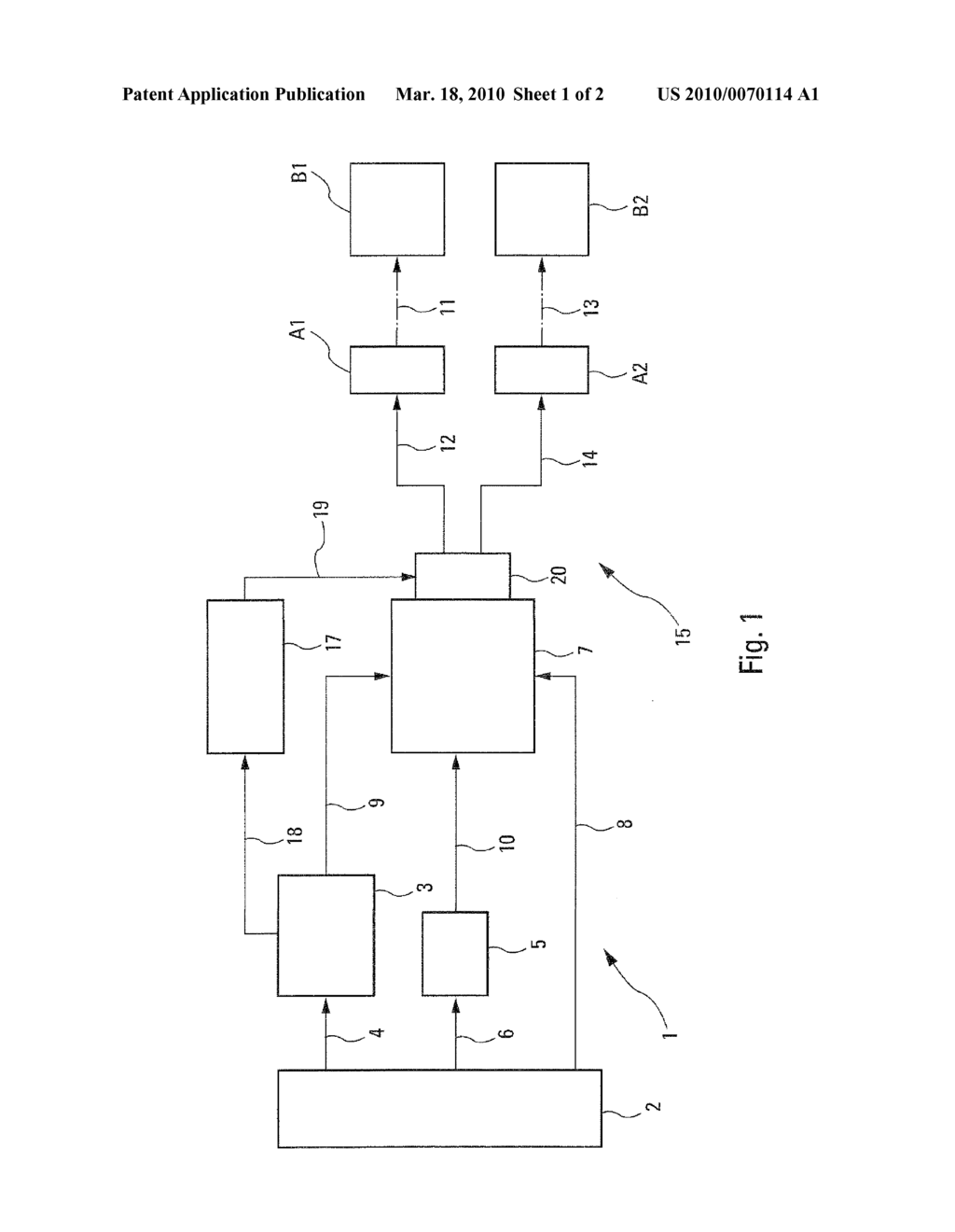 METHOD AND DEVICE FOR REDUCING ON AN AIRCRAFT LATERAL EFFECTS OF A TURBULENCE - diagram, schematic, and image 02