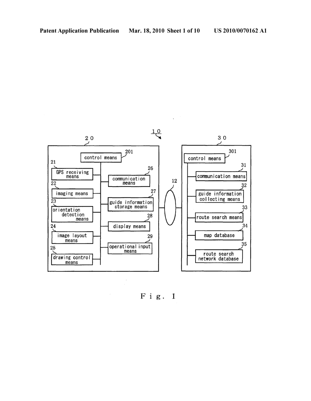 NAVIGATION SYSTEM, MOBILE TERMINAL DEVICE, AND ROUTE GUIDING METHOD - diagram, schematic, and image 02