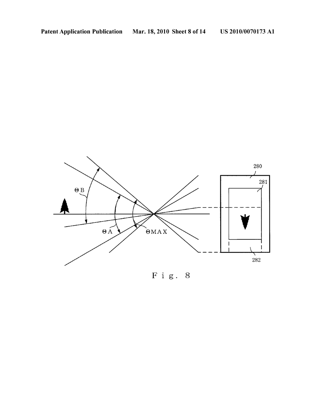 NAVIGATION SYSTEM, PORTABLE TERMINAL DEVICE, AND PERIPHERAL-IMAGE DISPLAY METHOD - diagram, schematic, and image 09