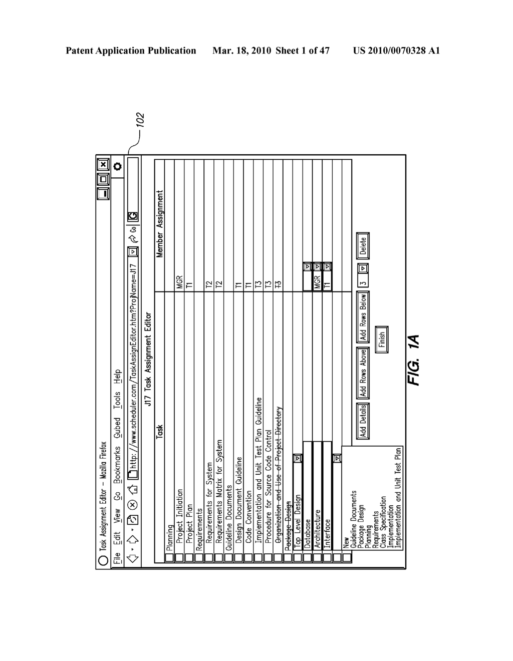 Managing Project Schedule Data Using Project Task State Data - diagram, schematic, and image 02