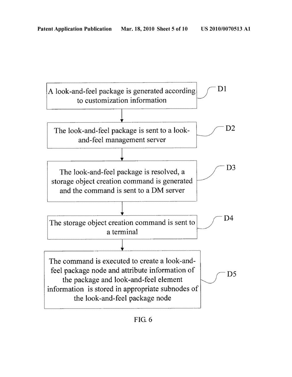 METHOD AND DEVICE FOR SORTING AND MANAGING LOOK-AND-FEEL CONTENTS - diagram, schematic, and image 06