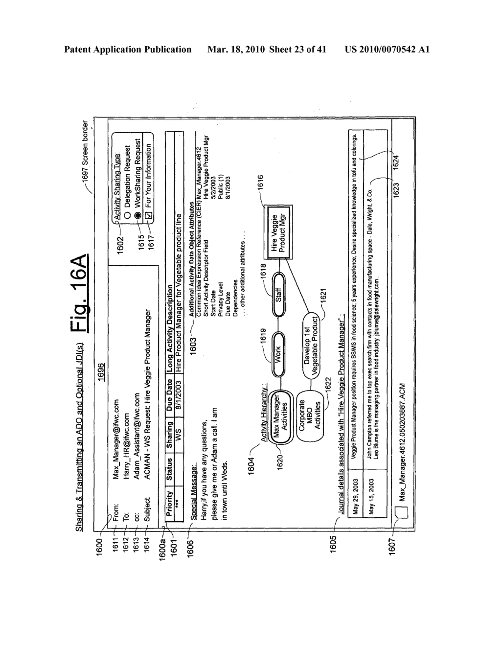 MACHINE-IMPLEMENTED ACTIVITY MANAGEMENT SYSTEM USING ASYNCHRONOUSLY SHARED ACTIVITY DATA OBJECTS AND JOURNAL DATA ITEMS - diagram, schematic, and image 24