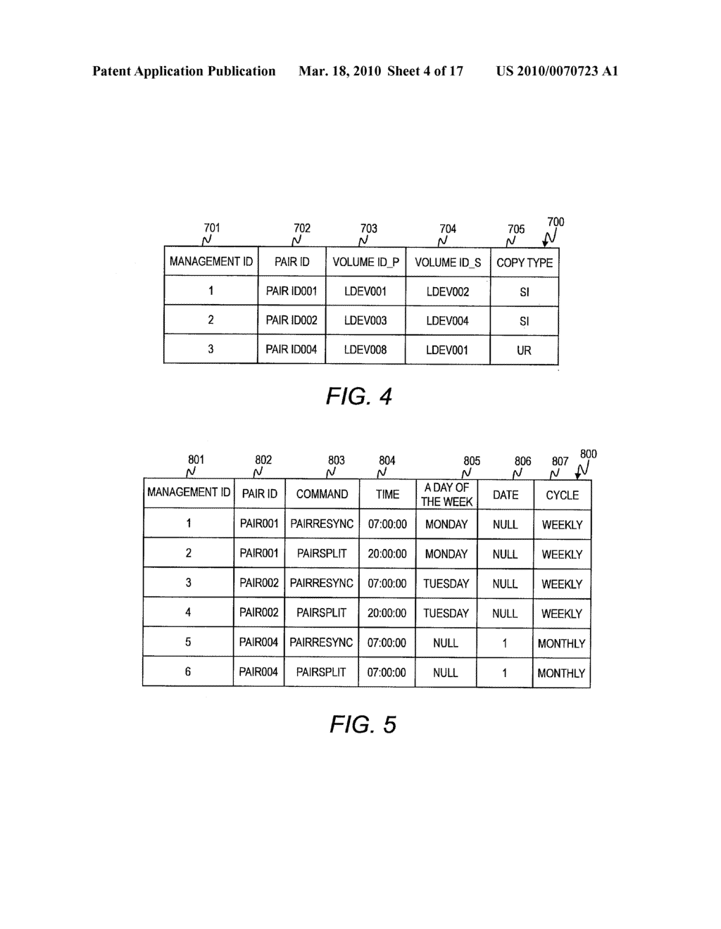 STORAGE AREA MANAGEMENT METHOD FOR CREATING COPY PAIR - diagram, schematic, and image 05