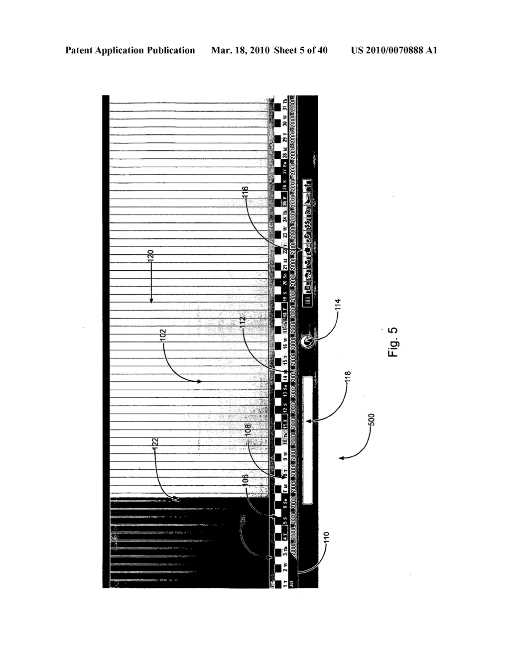 DEVICE AND METHOD FOR GRAPHICAL USER INTERFACE HAVING TIME BASED VISUALIZATION AND MANIPULATION OF DATA - diagram, schematic, and image 06