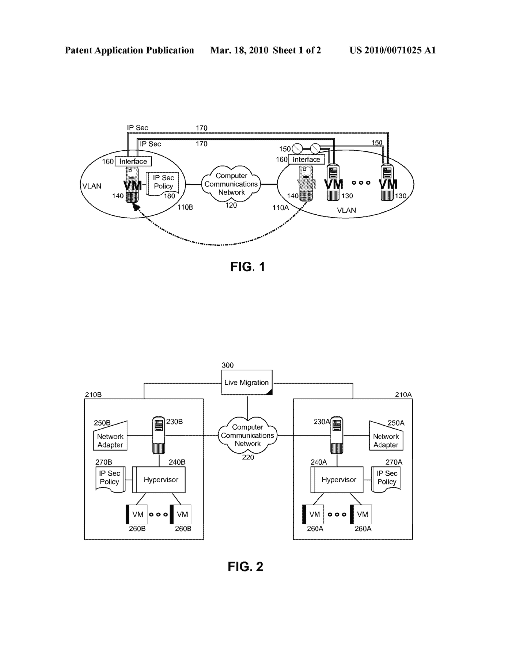 SECURING LIVE MIGRATION OF A VIRTUAL MACHINE WITHIN A SERVICE LANDSCAPE - diagram, schematic, and image 02