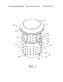 Pop-Up Stopper Having Draining and Straining Functions diagram and image