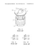 Pop-Up Stopper Having Draining and Straining Functions diagram and image