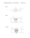 PILLOW HAVING SLOPING PARTITION diagram and image