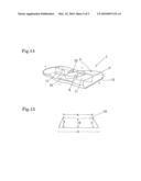 PILLOW HAVING SLOPING PARTITION diagram and image