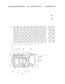 DEVICE FOR CUSHIONING AN OPENING AND CLOSING MOVEMENT OF SLIDING SHUTTERS, PARTICULARLY FOR FURNITURE diagram and image