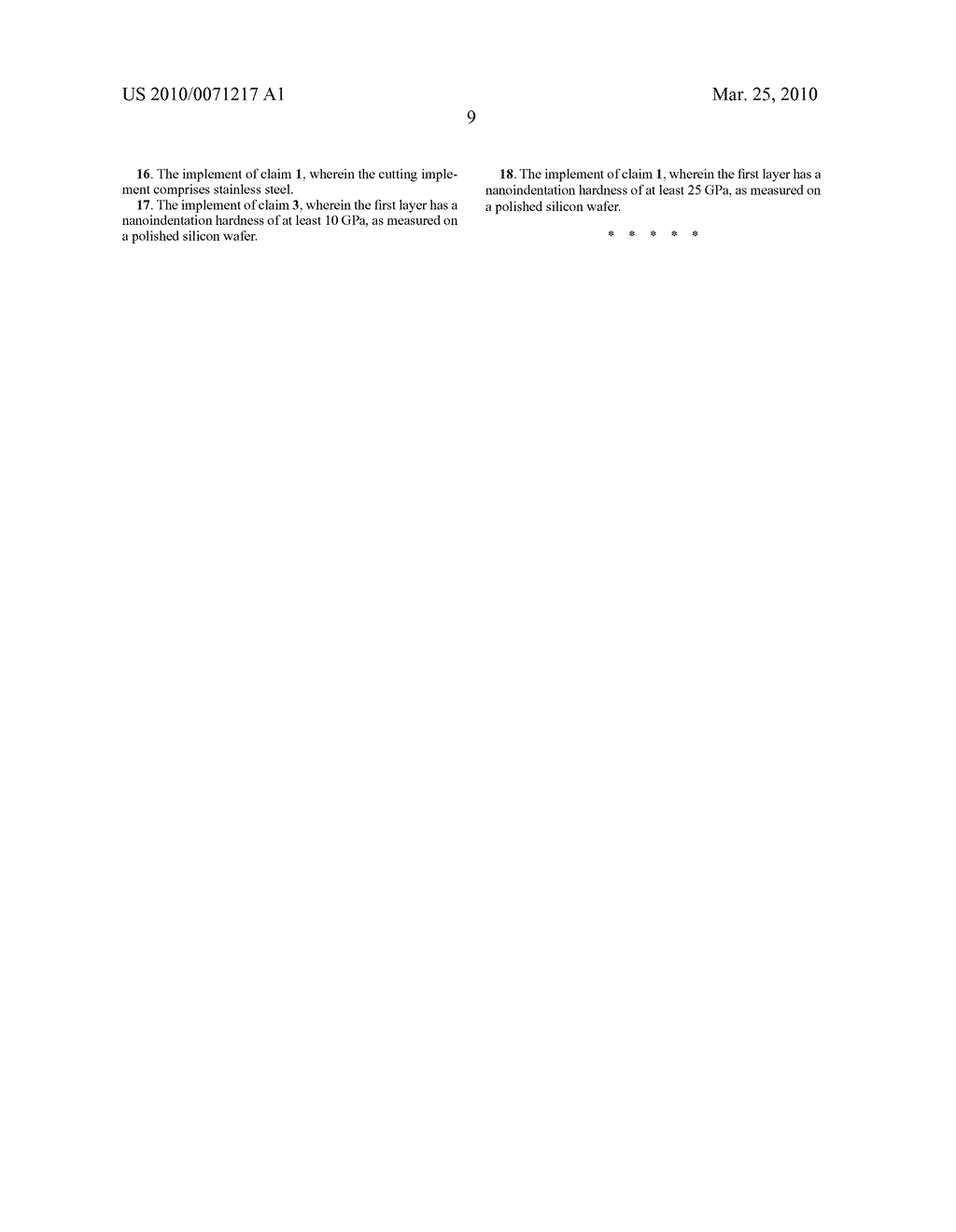 COATING FOR CUTTING IMPLEMENTS - diagram, schematic, and image 13