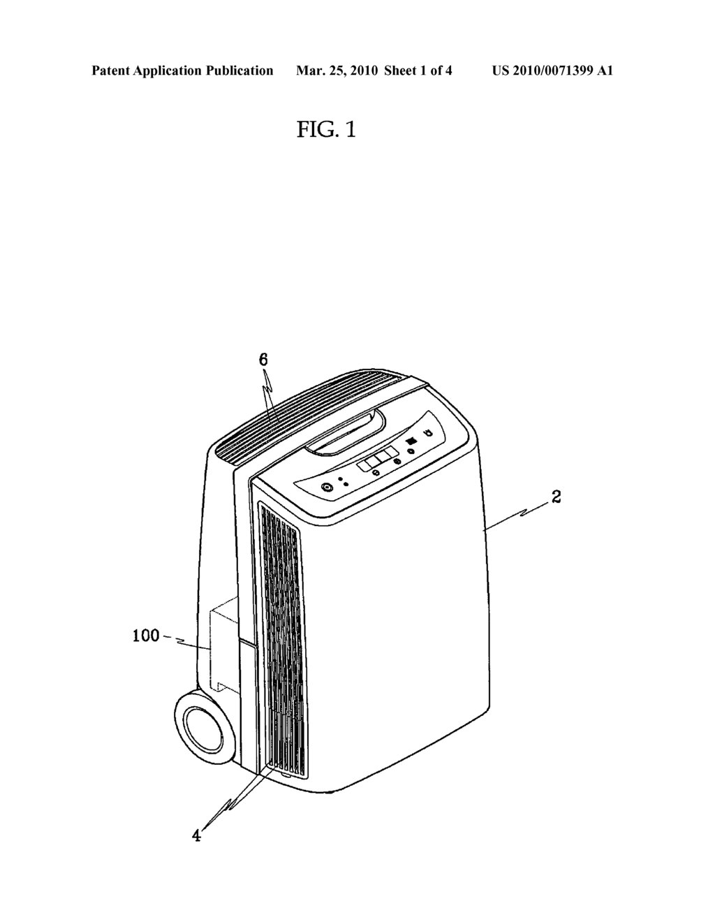 EASILY-DRAINABLE DEHUMIDIFIER - diagram, schematic, and image 02