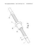 Ball Screw Unit with Dual Ball Deflect Arrangements diagram and image