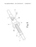 Ball Screw Unit with Dual Ball Deflect Arrangements diagram and image