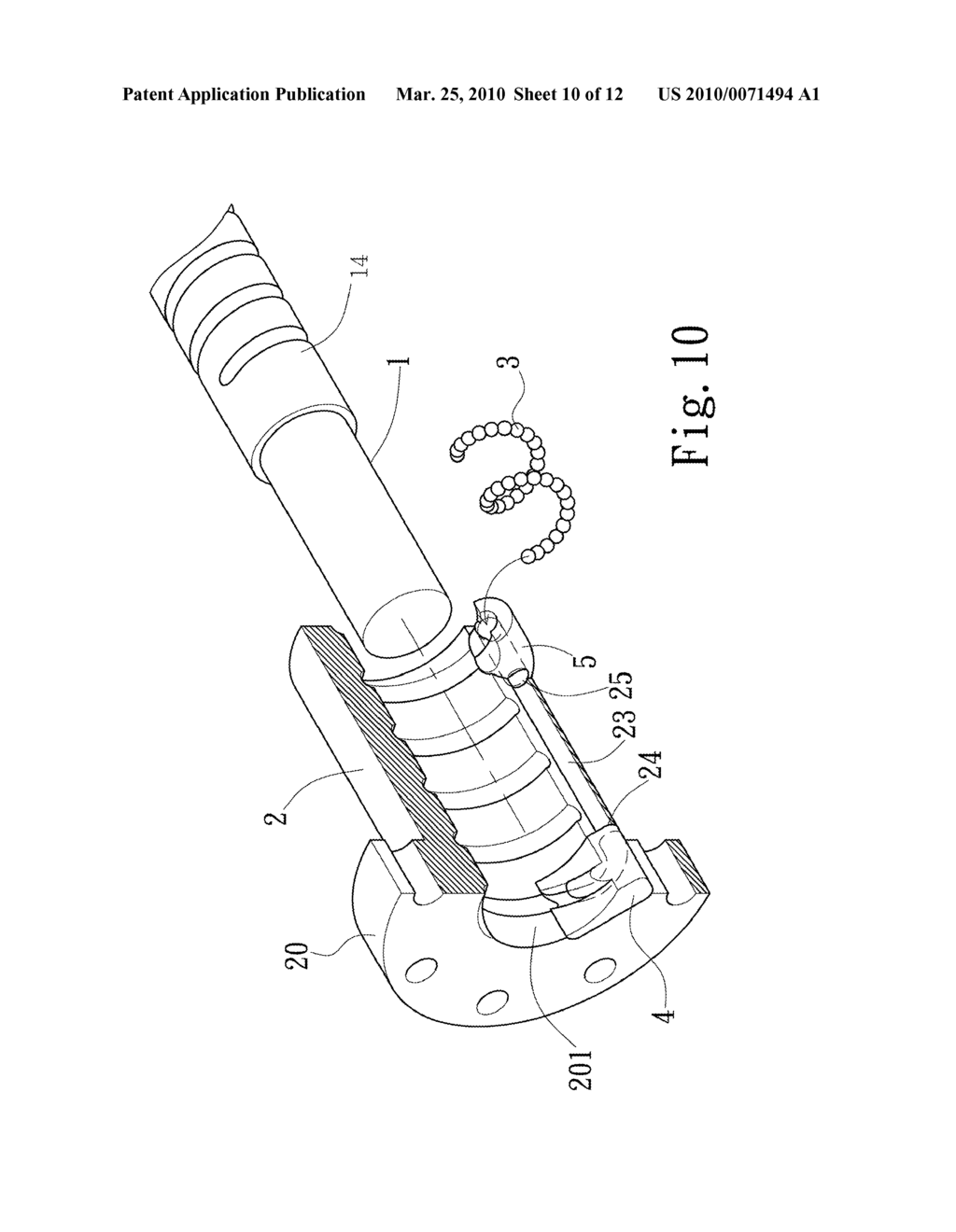 Ball Screw Unit with Dual Ball Deflect Arrangements - diagram, schematic, and image 11