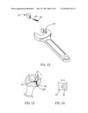 RECIPROCATABLE OPEN END WRENCH diagram and image