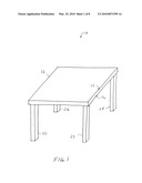 Stabilized Table and Method for Stabilizing a Table diagram and image