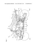 Air cleaner housing and intake system for an engine, and vehicle incorporating same diagram and image