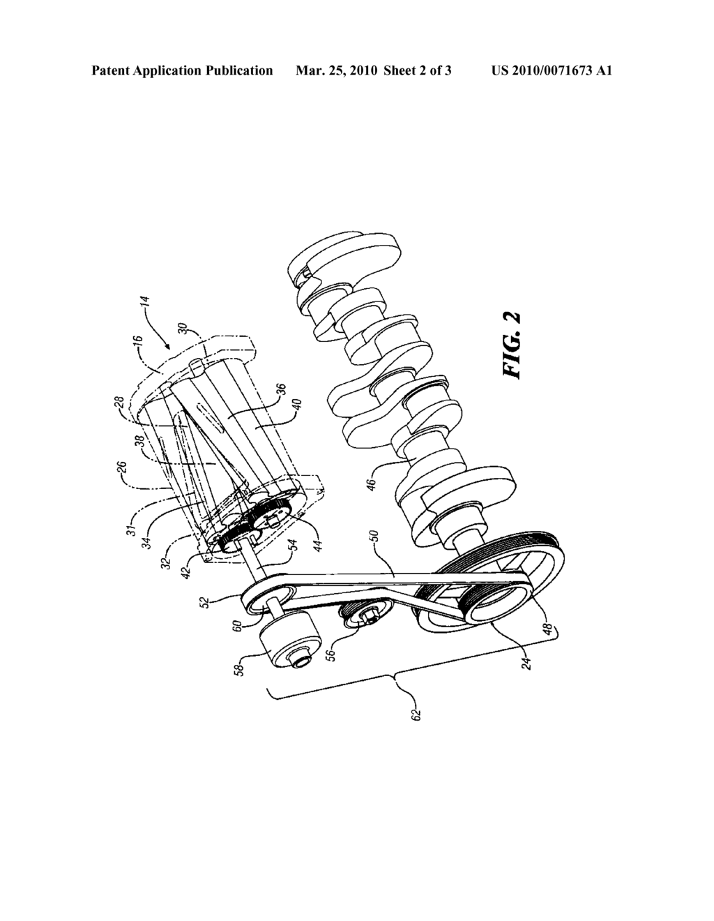 ENGINE WITH BELT/ALTERNATOR/SUPERCHARGER SYSTEM - diagram, schematic, and image 03