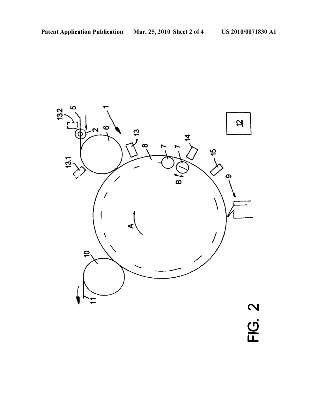 METHOD OF LABELING BOTTLES AND CONTAINERS IN A BOTTLE OR CONTAINER FILLING PLANT, AND A BOTTLE OR CONTAINER LABELING ARRANGEMENT THEREFOR - diagram, schematic, and image 03