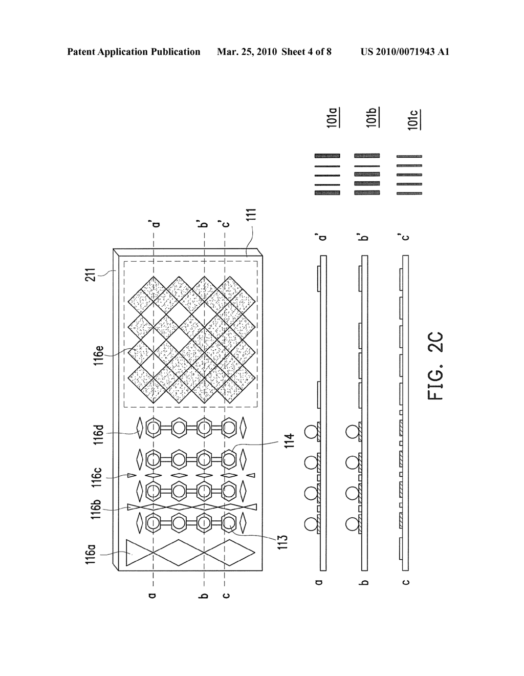 PACKAGE AND SUBSTRATE STRUCTURE WITH AT LEAST ONE ALIGNMENT PATTERN - diagram, schematic, and image 05