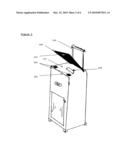 Trolley-style suitcase having a reversibly deployable seat diagram and image