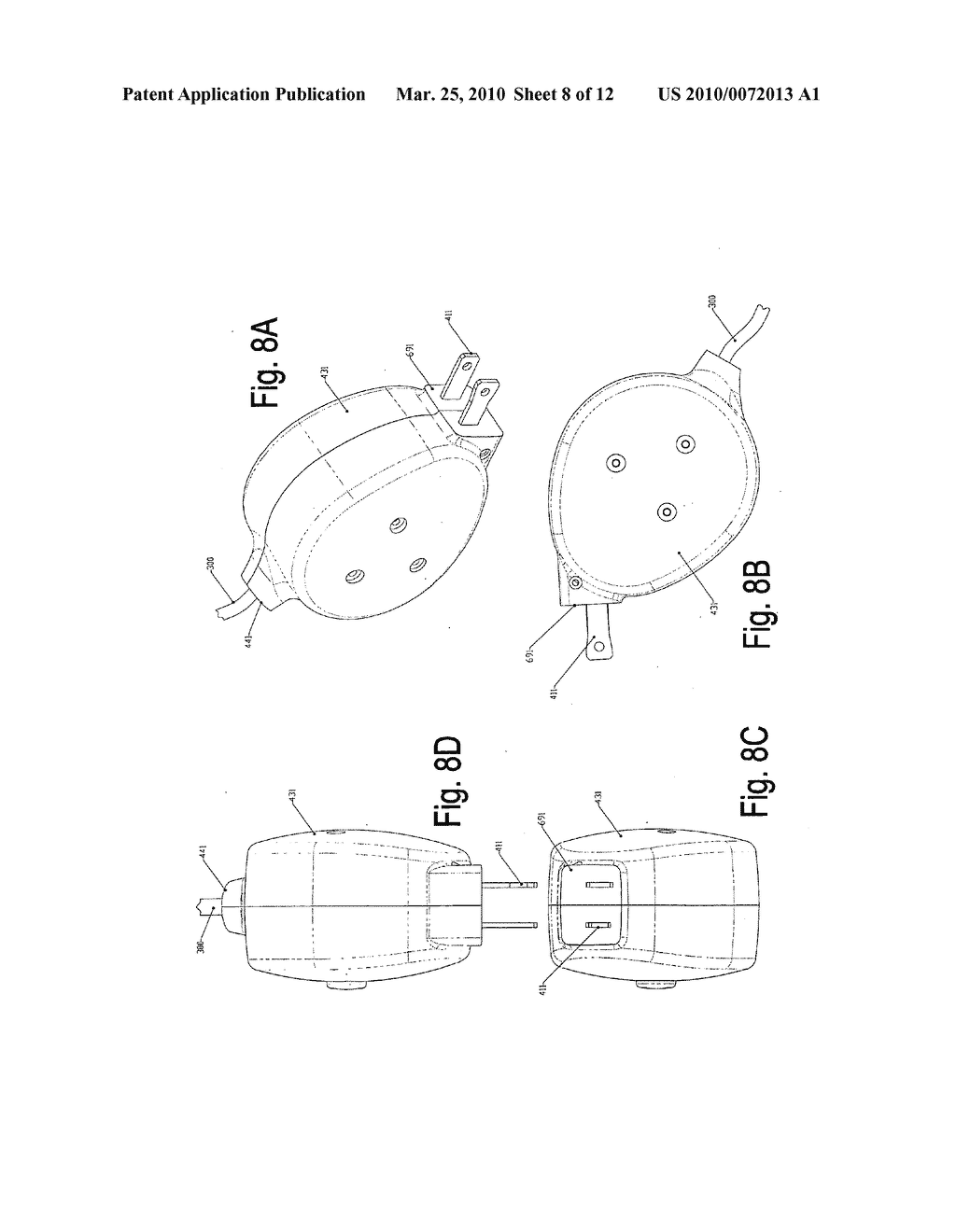 CORD REEL ELECTRIC CORD WITH PLUG FOR HANDHELD APPLIANCE - diagram, schematic, and image 09