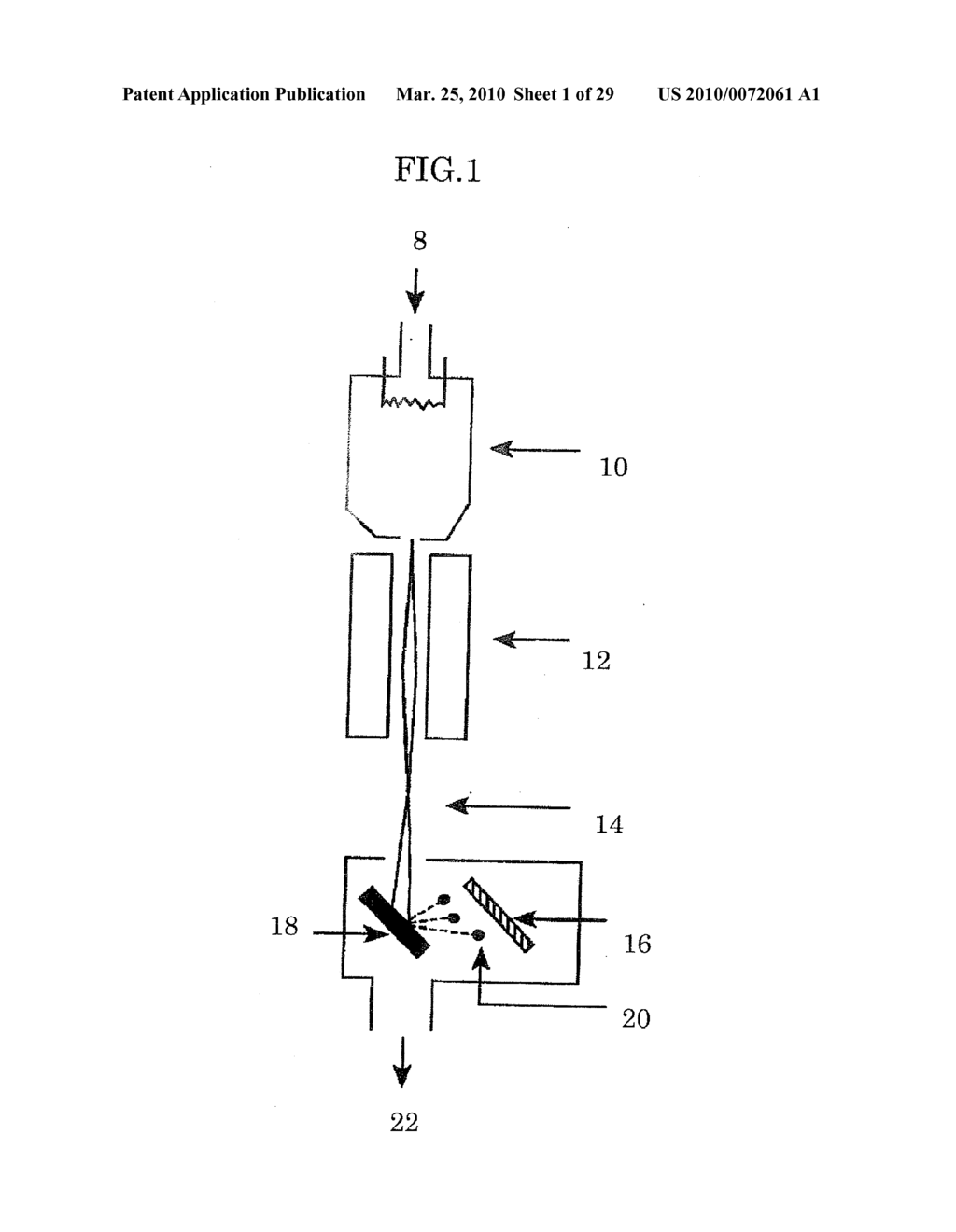 SPUTTERING APPARATUS FOR FORMING THIN FILM - diagram, schematic, and image 02