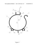 Gift Wrap Material Container and Method of Dispensing diagram and image