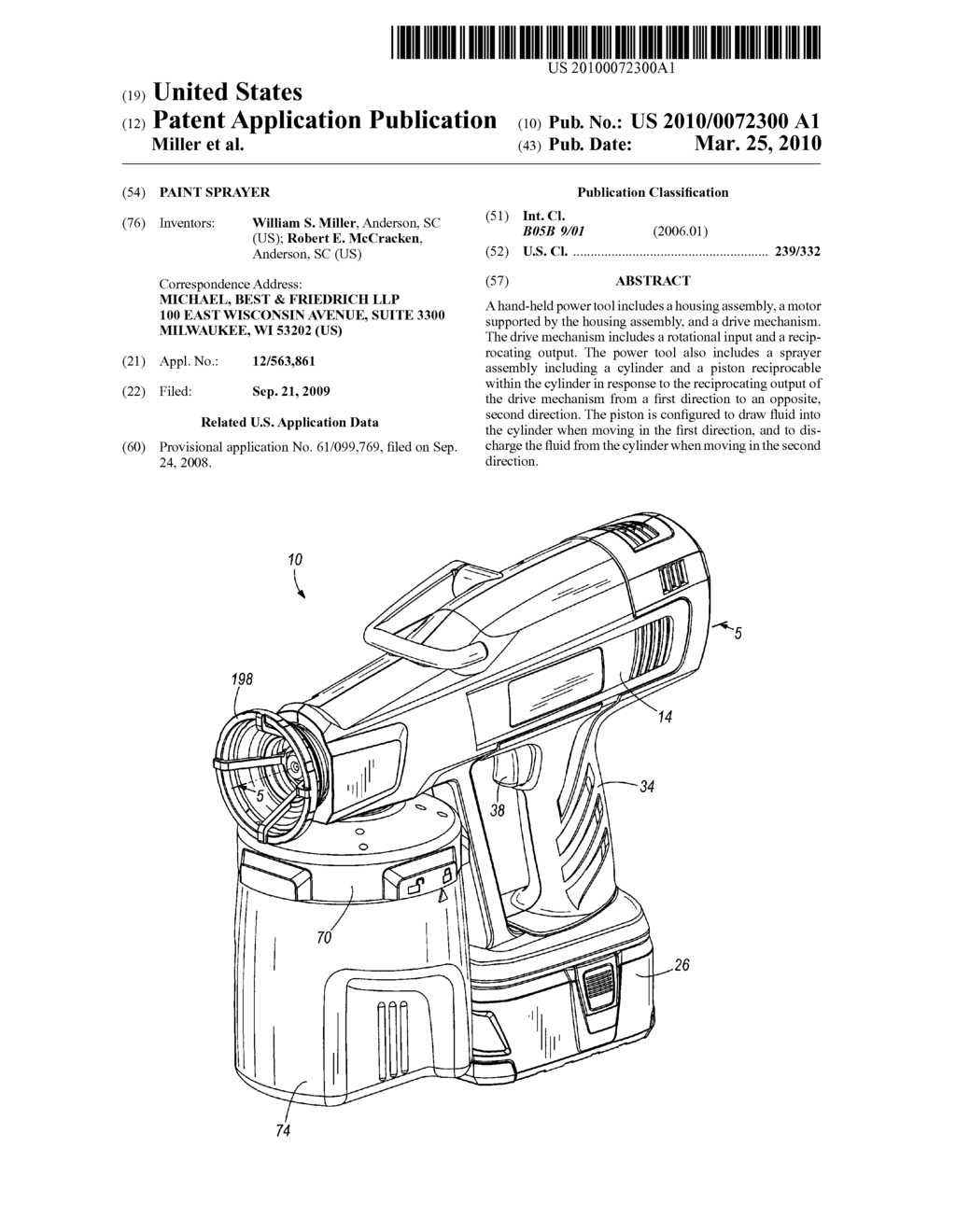 PAINT SPRAYER - diagram, schematic, and image 01