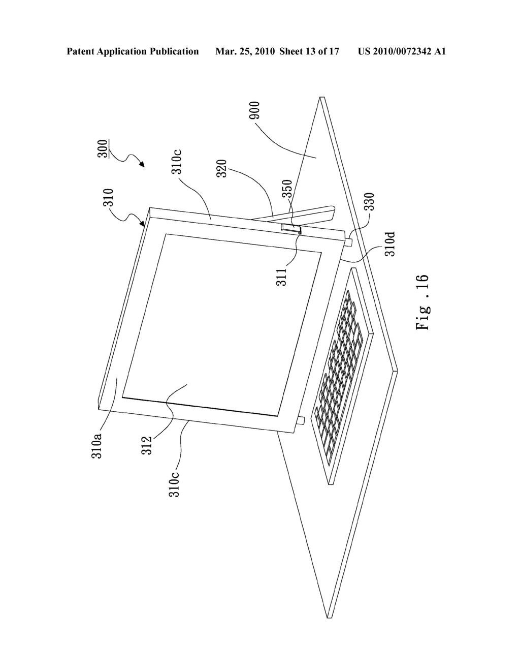 RETRACTABLE SUPPORT AND DISPLAY HAVING THE SAME - diagram, schematic, and image 14