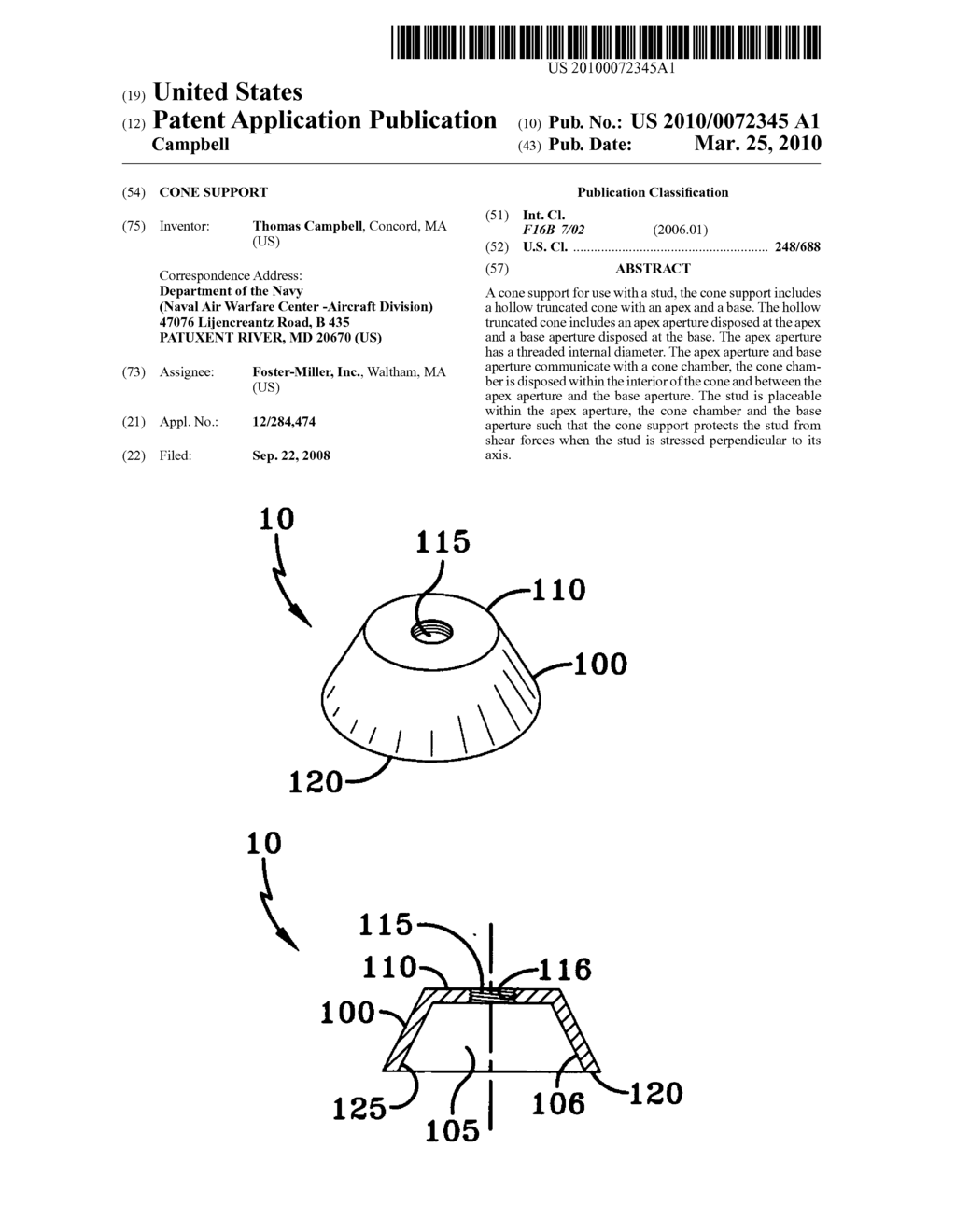 Cone support - diagram, schematic, and image 01