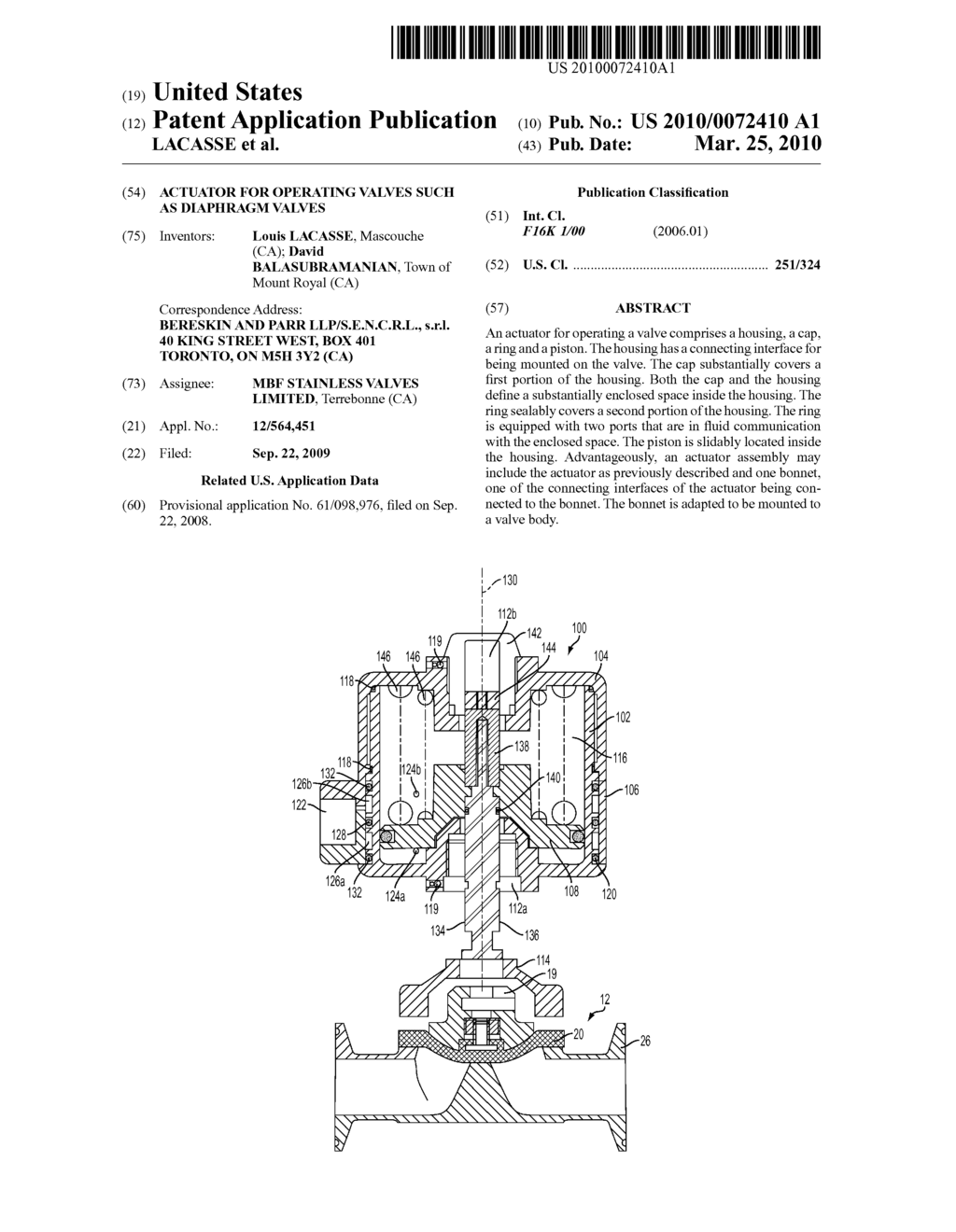 ACTUATOR FOR OPERATING VALVES SUCH AS DIAPHRAGM VALVES - diagram, schematic, and image 01