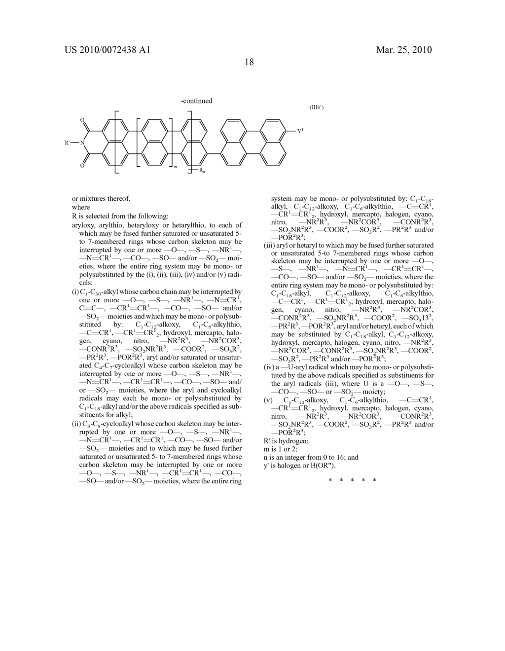 HEPTARYLENE-AND OCTARYLENETETRACARBOXIMIDES AND PREPARATION THEREOF - diagram, schematic, and image 19