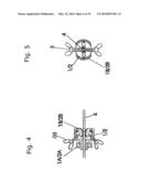 DEVICE FOR INTRODUCING A DRAW WIRE OR ELEMENT INTO TUBES diagram and image