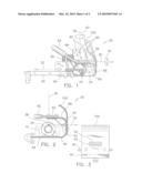 Mid-span winch with a reel-enclosing support frame diagram and image