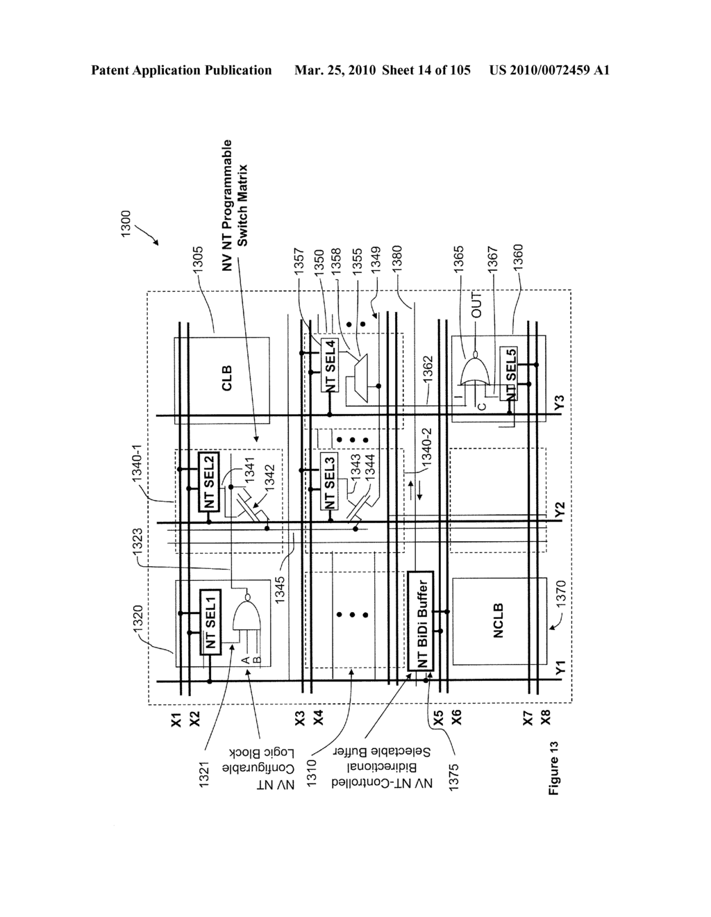 NONVOLATILE NANOTUBE PROGRAMMABLE LOGIC DEVICES AND A NONVOLATILE NANOTUBE FIELD PROGRAMMABLE GATE ARRAY USING SAME - diagram, schematic, and image 15