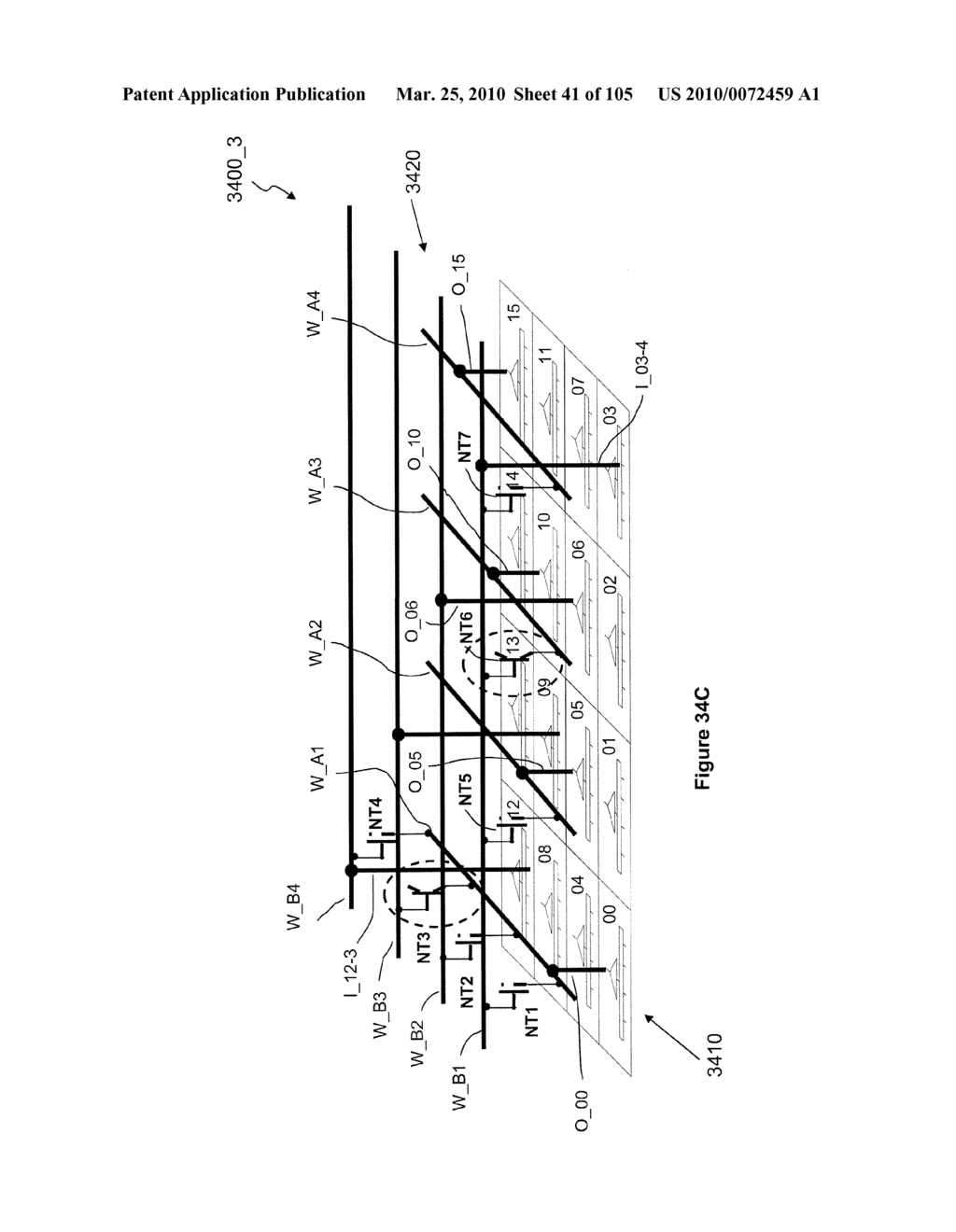 NONVOLATILE NANOTUBE PROGRAMMABLE LOGIC DEVICES AND A NONVOLATILE NANOTUBE FIELD PROGRAMMABLE GATE ARRAY USING SAME - diagram, schematic, and image 42