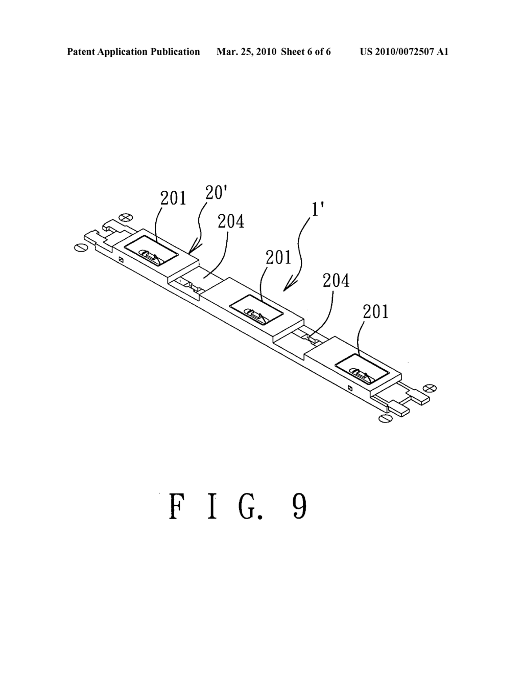 Lead frame, and light emitting diode module having the same - diagram, schematic, and image 07