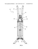 Collapsible high chair diagram and image