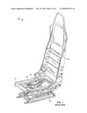 VEHICLE SEATING SYSTEM WITH PIVOTING STOP MECHANISM AND METHOD diagram and image