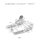 VEHICLE SEATING SYSTEM WITH PIVOTING STOP MECHANISM AND METHOD diagram and image