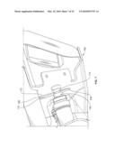 VEHICLE SEATING SYSTEM WITH PIVOTING STOP MECHANISM AND METHOD diagram and image