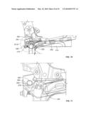 VEHICLE SEATING SYSTEM WITH PIVOTING STOP MECHANISM AND METHOD diagram and image