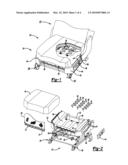 VEHICLE SEAT ASSEMBLY WITH POLYMERIC CUSHION PAN diagram and image
